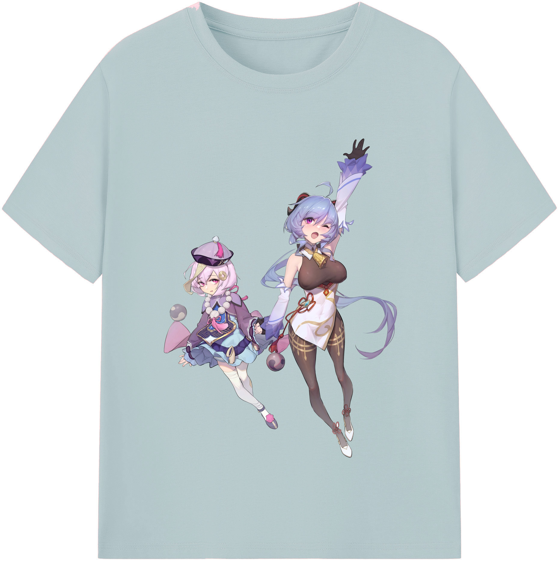 げんし神 七七 なな  genshin Nana 綿100％半袖Tシャツ（フロントプリント）